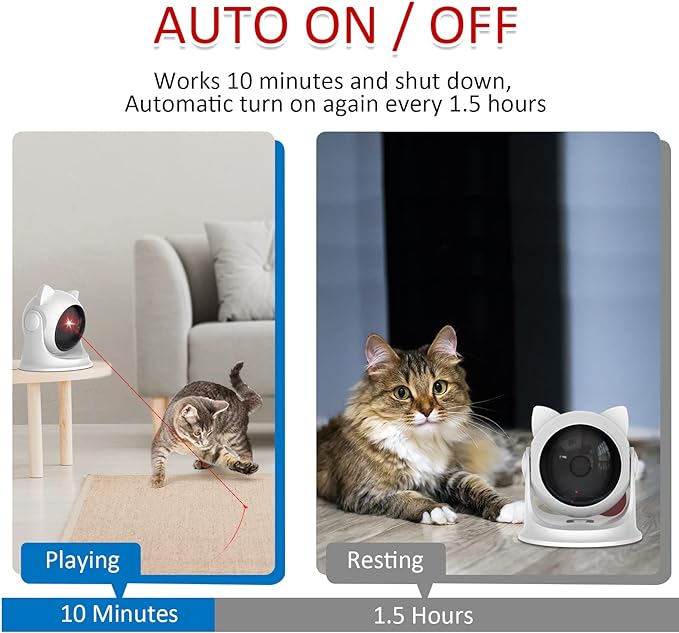 Rechargeable Activated Cat Laser Toy Automatic